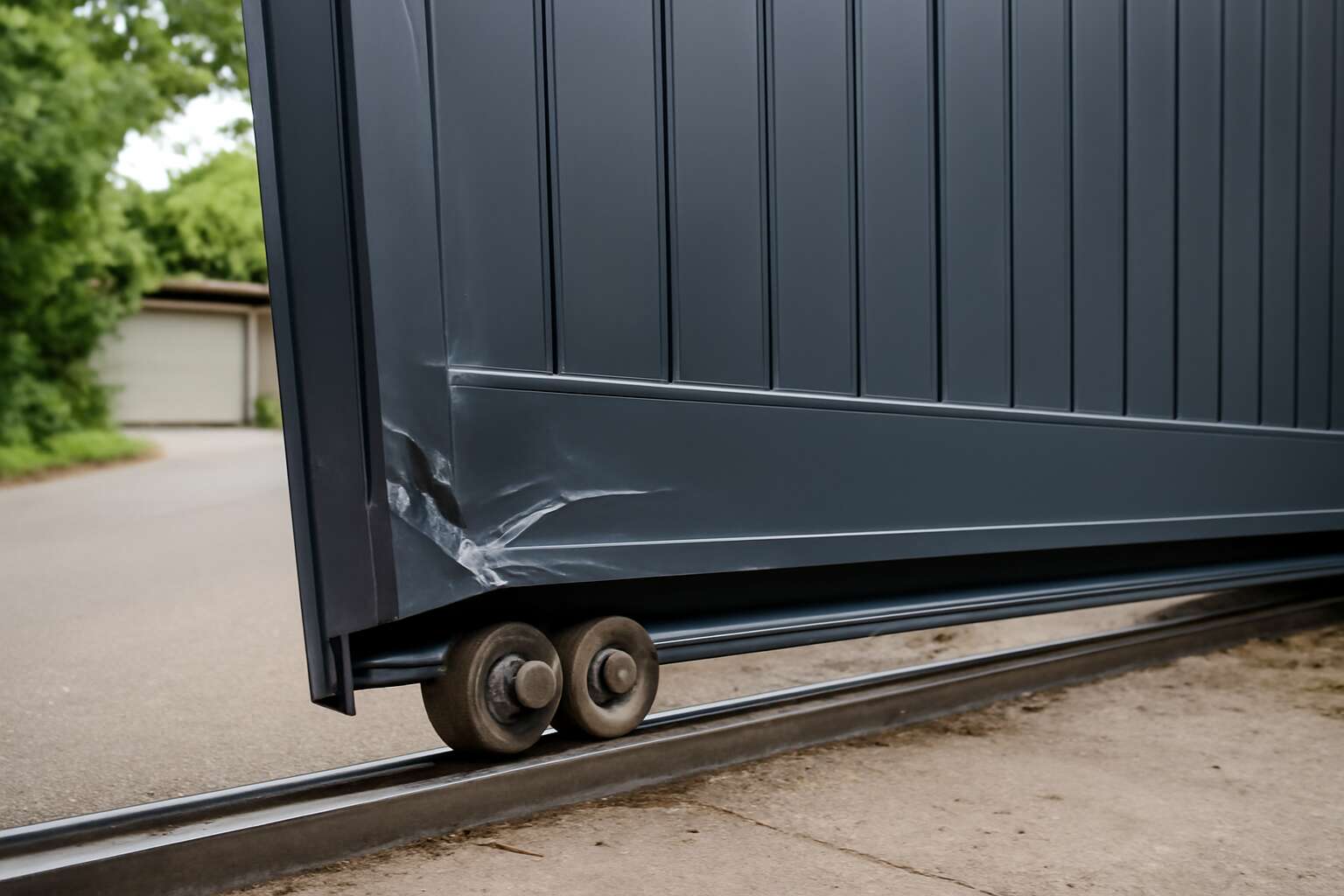 sliding gate accident