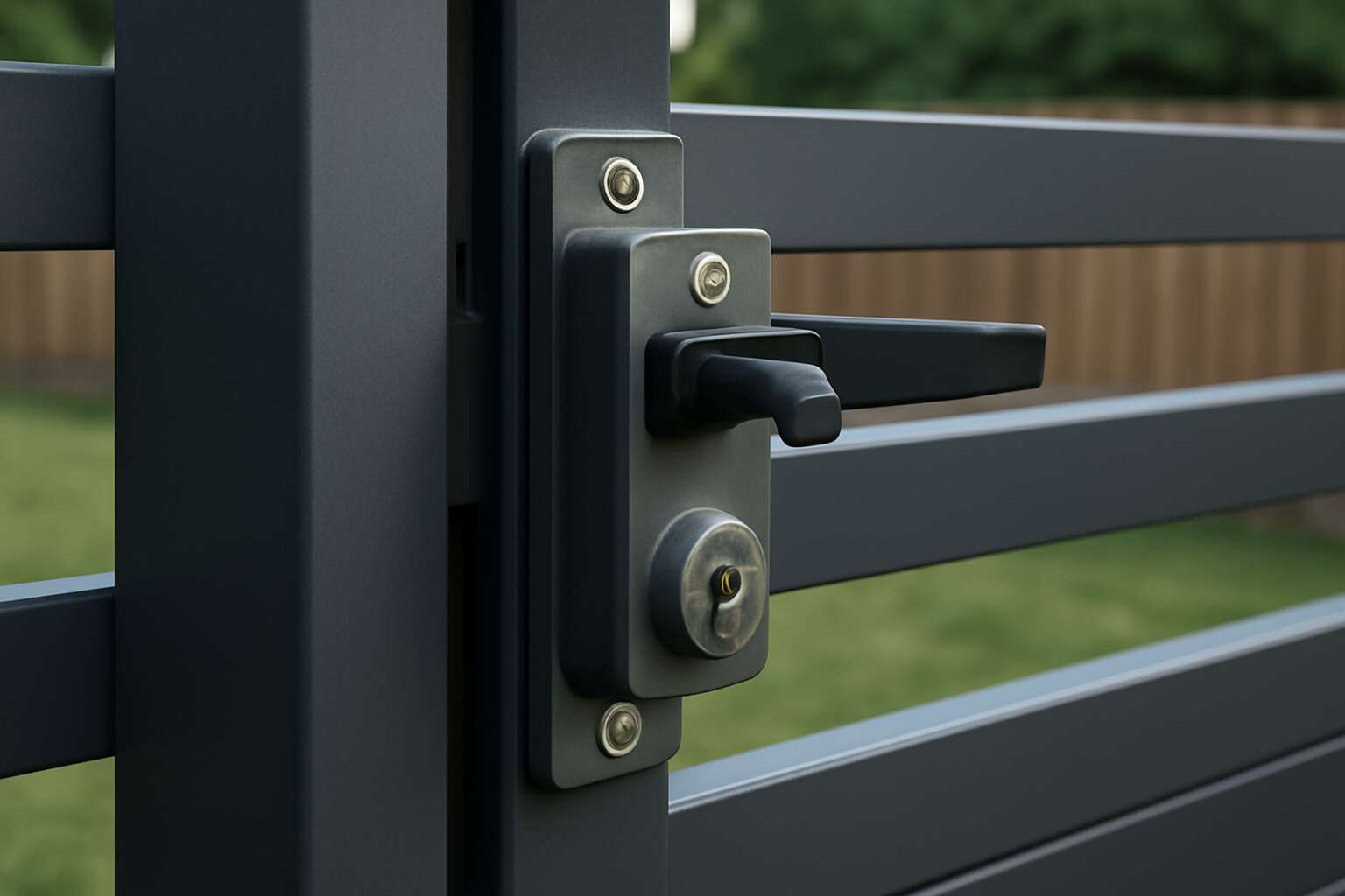 sliding gate latch types