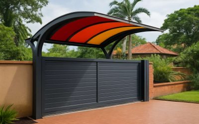 Transform Your Entrance with Stylish Sliding Gates Gate Canopy Designs in Uganda That Leave a Lasting Impression