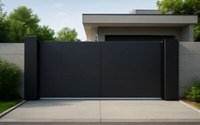 Effortless Driveway Upgrade: sliding gate without wheels for sleek, wheel-free access