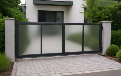 Upgrade curb appeal with a sliding gate for front door that boosts security.