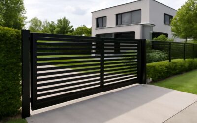 Boost curb appeal with a sliding gate for fence, offering sleek security and easy operation