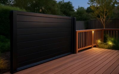 Upgrade your outdoor vibes with a sliding gate for deck for stylish, secure access.