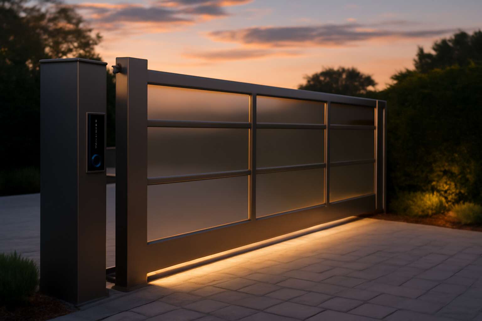 sliding gate portal