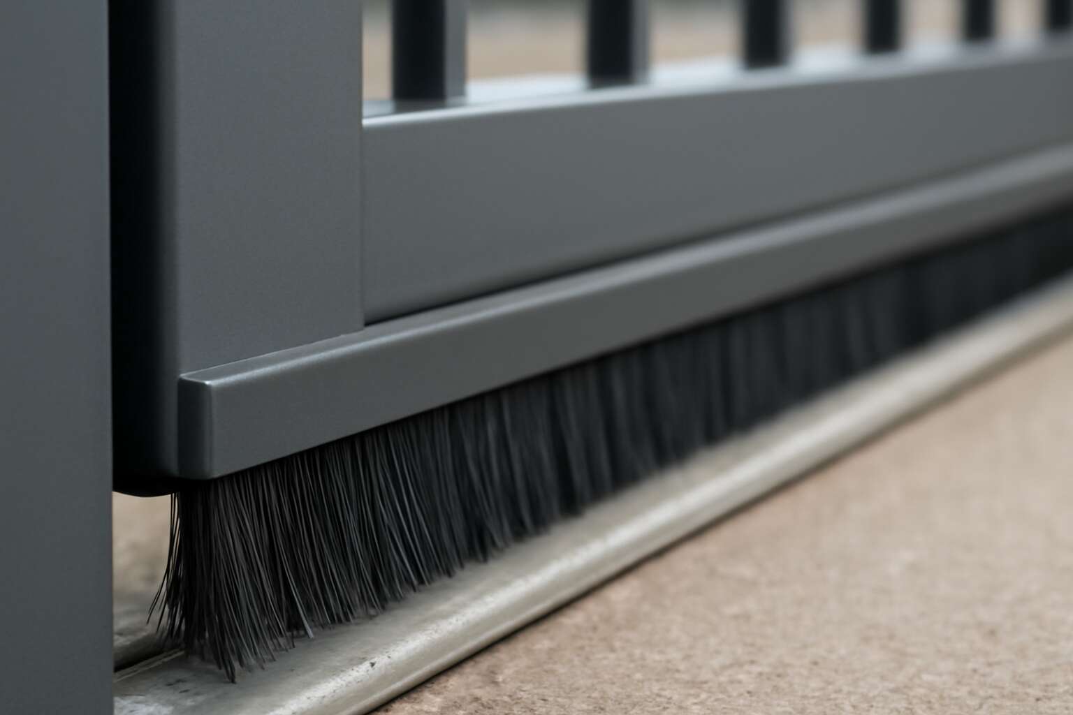 sliding gate brushes