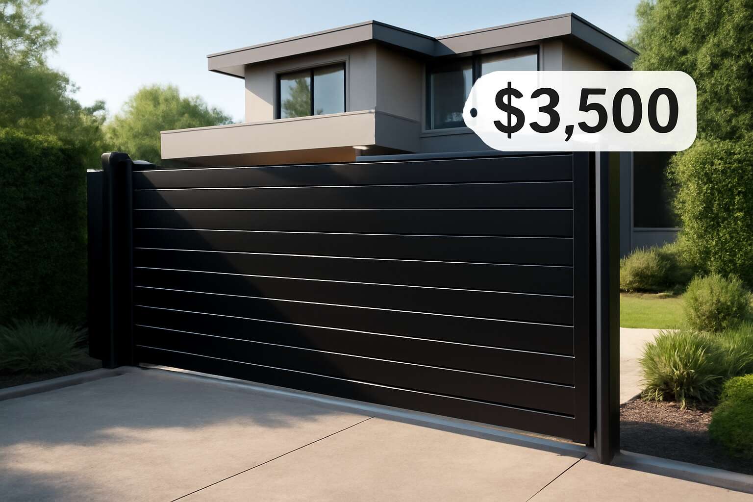 how much sliding gate
