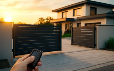 Smoothly secure entry: sliding gates with remote control for effortless access